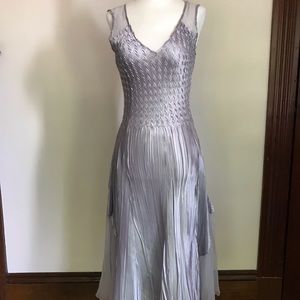 Gorgeous Silver Evening Dress
